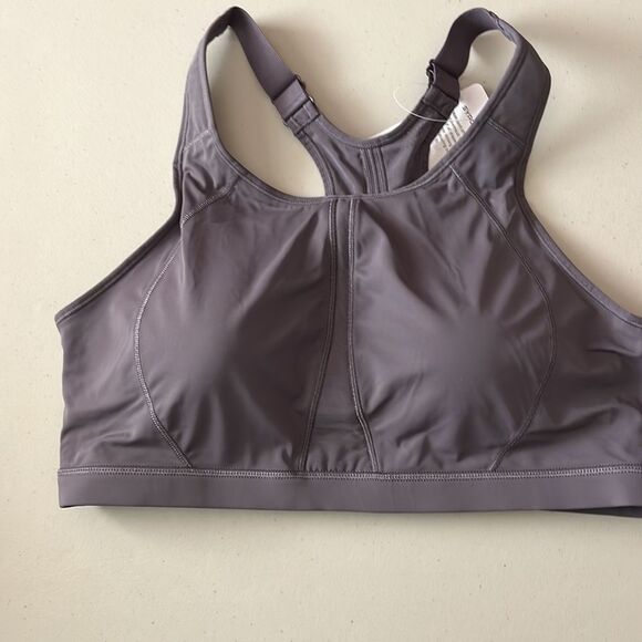 Syrokan High Impact Wirefree Padded Full Coverage Sports Bra Wild Wood Size 42B - Picture 3 of 5